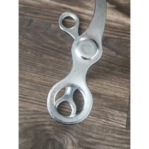 Western Curb Bit Chrome Plated - Picture 6 of 6